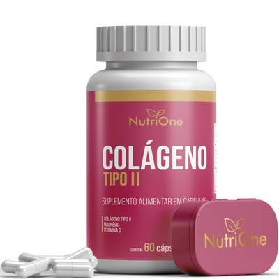 Colágeno Tipo II + Vit. D e Magnésio 60 Caps