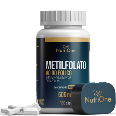 Metilfolato de Cálcio 500mg 180 Cápsulas