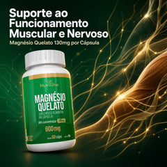 Magnesio Quelato Alta Concentracao 60 Capsulas - Nutrione