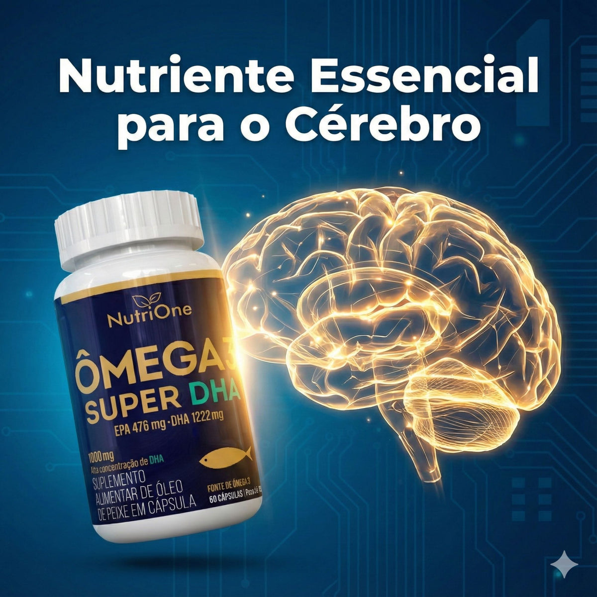 Omega 3 Super DHA 1698mg 60 Softgels - Nutrione