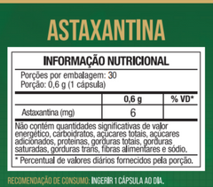 Astaxantina 6mg 30 Cápsulas - Nutrione