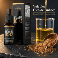 Vit. D3 2.000UI + K2 MK7 em Gotas 120 Doses