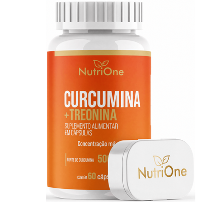 Curcumina 95% (Curcuma Longa) + L-Treonina 60 Caps - Nutrione