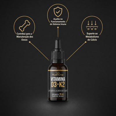 Vit. D3 2.000UI + K2 MK7 em Gotas 120 Doses