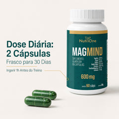 Magmind Formula Memoria Concentracao Foco 600mg - Nutrione