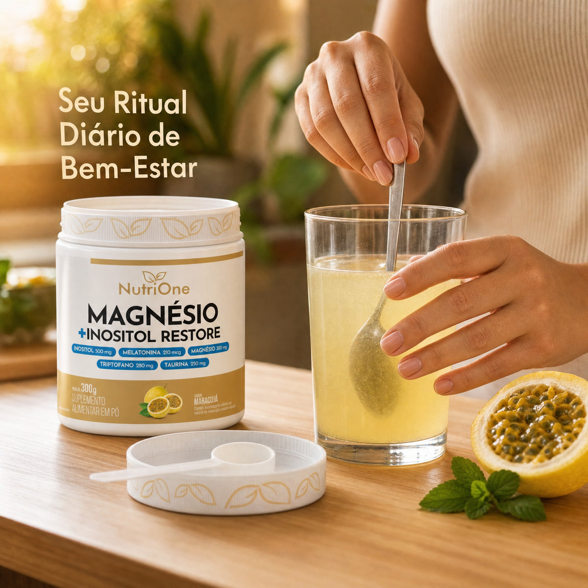 Magnésio + Inositol Restore Maracujá