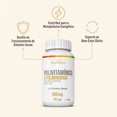 Polivitamínico Completo 180 Cápsulas - Nutrione