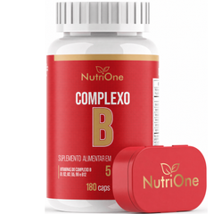 Complexo B 180 Caps 500mg Vits B1 B2 B3 B5 B6 B12 - Nutrione