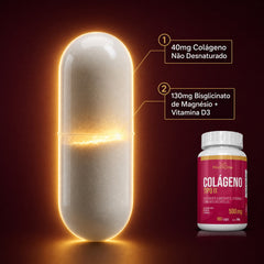 Colágeno Tipo II + Vit. D e Magnésio 60 Caps