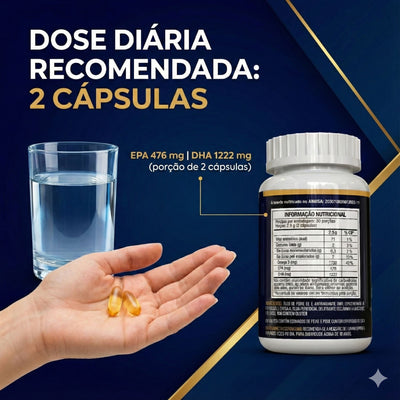 Omega 3 Super DHA 1698mg 60 Softgels - Nutrione
