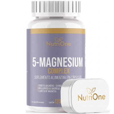 5 Magnesios Penta Magnesio 120 Capsulas - Nutrione