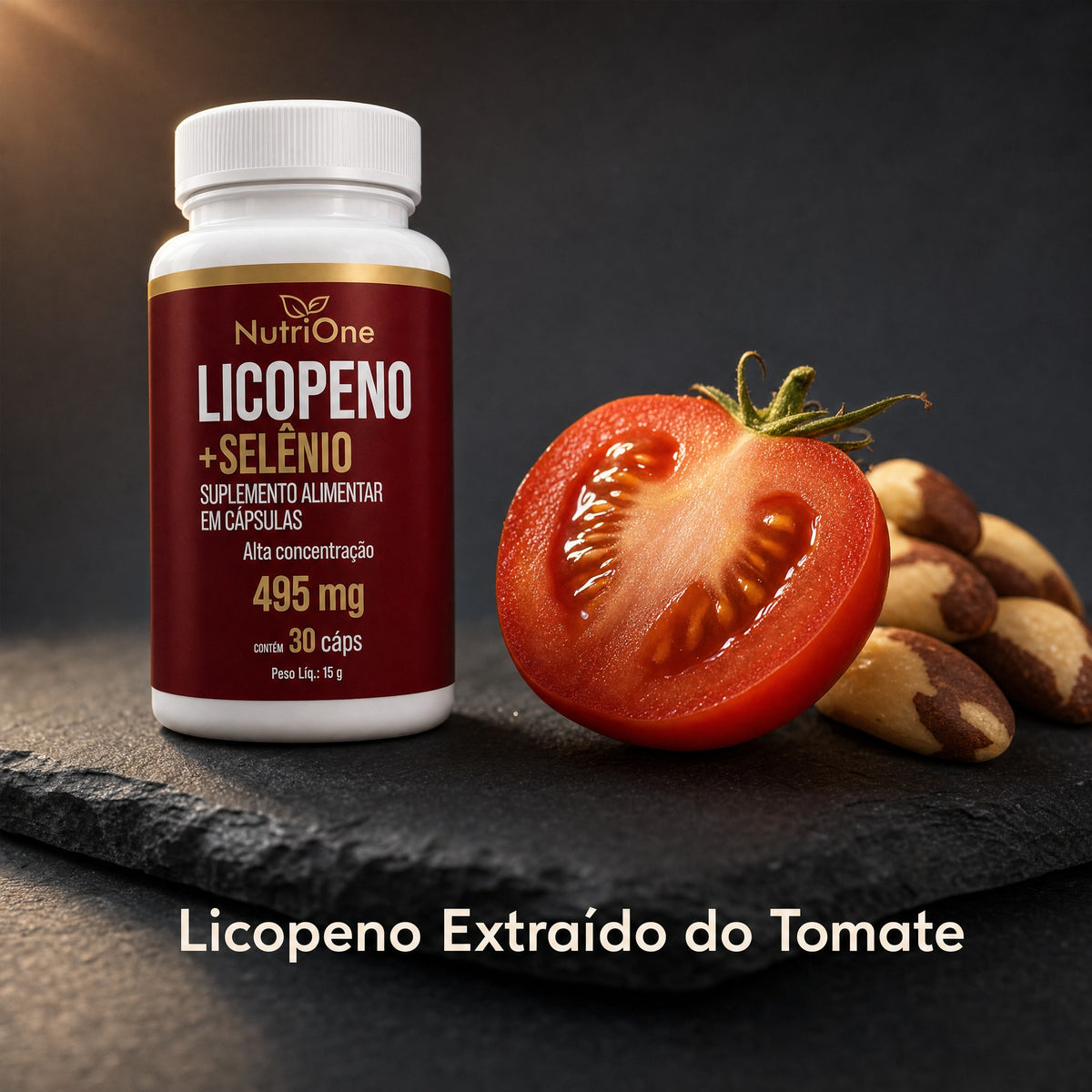 Licopeno 8mg + Selênio 30 Cápsulas - Nutrione
