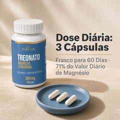 Magnesio L Treonato L-Treonina 180 Capsulas - Nutrione