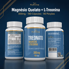 Magnesio L Treonato L-Treonina 180 Capsulas - Nutrione
