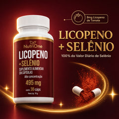 Licopeno 8mg + Selênio 30 Cápsulas - Nutrione