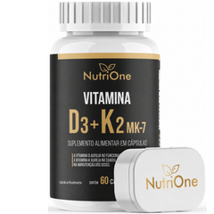 Vitamina D3 + K2 Mk7 Alta Concentracao 60 Caps - Nutrione