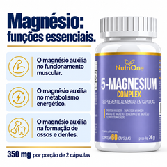 5-Magnesium Complex NutriOne 60 cápsulas - imagem 4