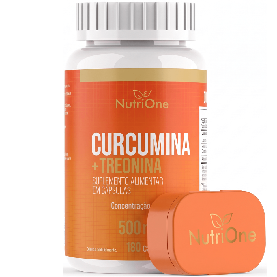 Curcumina 95% (cúrcuma Longa) 180 Caps 500mg - Nutrione