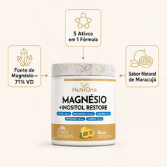 Magnésio + Inositol Restore Maracujá