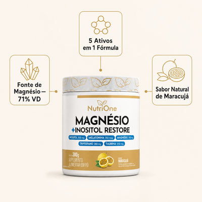 Magnésio + Inositol Restore Maracujá