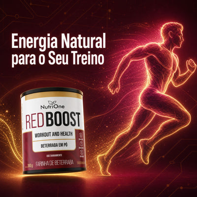 Red Boost Beterraba em Pó com Maltodextrina 300g - Farinha de Beterraba Sabor Natural, Sem Glúten, Sem Sódio - Nutrione
