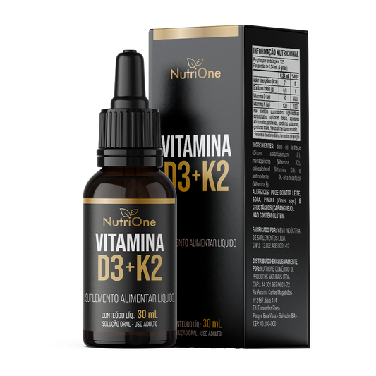Vit. D3 2.000UI + K2 MK7 em Gotas 120 Doses