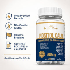 Inositol Calm + TriMagnésio 120 Cápsulas
