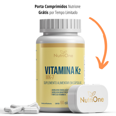 Vitamina K2 MK7 Menaquinona 60 Cápsulas