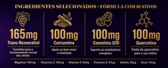 Resveratrol Trans Formula Premium 10 Ativos Concentrados 90 Capsulas - Nutrione