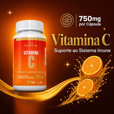 Vitamina C 750mg 180 Cápsulas - Nutrione