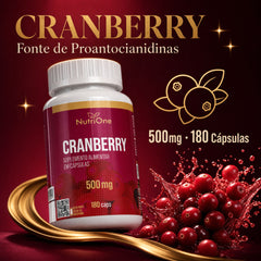 Cranberry 500mg 180 Capsulas - Nutrione