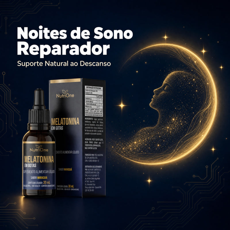 Melatonina em Gotas 30ml Sabor Maracujá