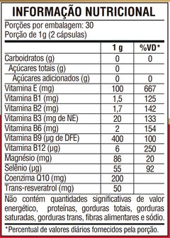 Coenzima Q10 Premium 11 Ativos 60 Caps