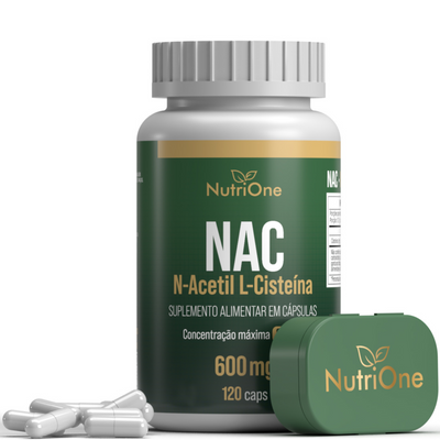 NAC N-Acetil L-Cisteína 600mg 120 Caps