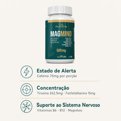 Magmind Formula Memoria Concentracao Foco 600mg - Nutrione