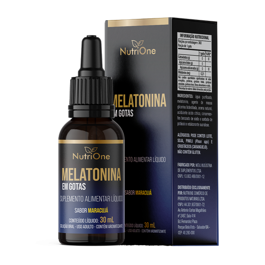 Melatonina em Gotas 30ml Sabor Maracujá