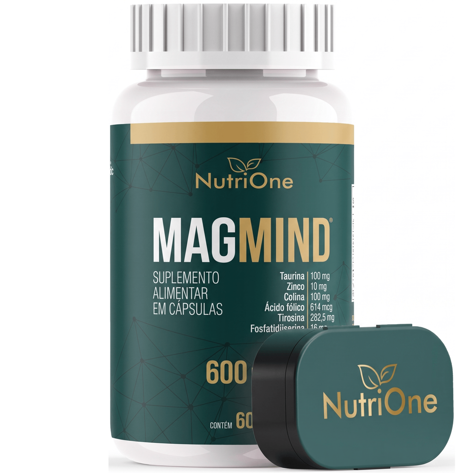 Magmind Formula Memoria Concentracao Foco 600mg - Nutrione