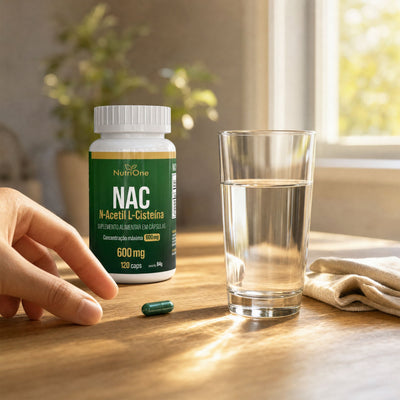 NAC N-Acetil L-Cisteína 600mg 120 Caps