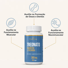 Magnesio L Treonato L-Treonina 180 Capsulas - Nutrione