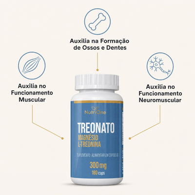 Magnesio L Treonato L-Treonina 180 Capsulas - Nutrione