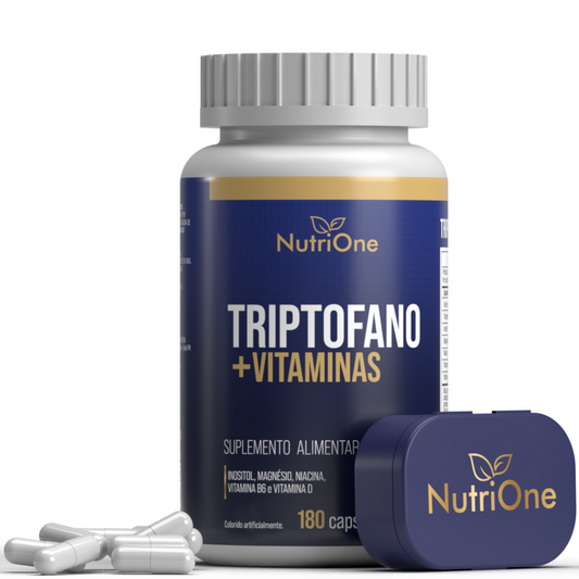 Triptofano + Vitaminas 500mg 180 Cápsulas