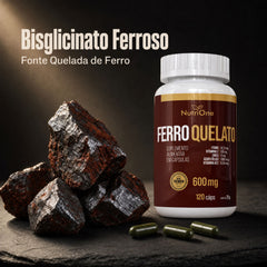 Formula Premium Ferro Quelato + 4 Ativos Concentrados 120 Capsulas - Nutrione