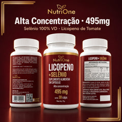 Licopeno 8mg + Selênio 30 Cápsulas - Nutrione