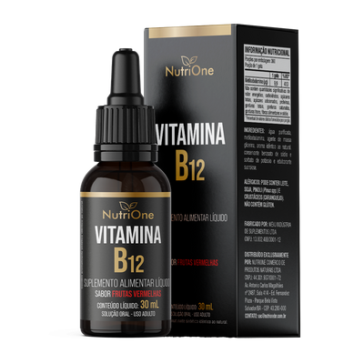 Vitamina B12 Metilcobalamina Líquida em Gotas