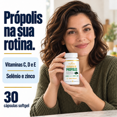 Modelo apresentando o Extrato de Própolis NutriOne